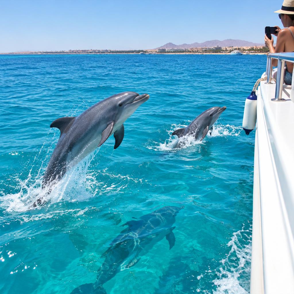 Sharm El Sheikh: Dolphin Show & Optional Swimming